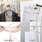 Wire Hangers 10 Pack Clothes Hangers Heavy Duty Metal Coat Hanger Stainless Steel Thin Hangers 16.5 inch