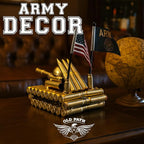 Bullet tank Shell |Man cave decor | Veteran gifts |mens office decor | Military gifts for men |Army gift |desk decor for men| Army stuff|unique gift for gun enthusiast| Military dad| Manly decor