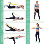 Resistance Bands for Working Out, Exercise Bands, Workout Bands, Pull Up Assistance Bands for Body Stretching Training Physical Therapy Muscle Training for Men & Women