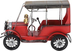 que Car Model, Vin Retro Car, Iron Crafts Desktop Ornament with Dte Ship, Metal or Home Bar,