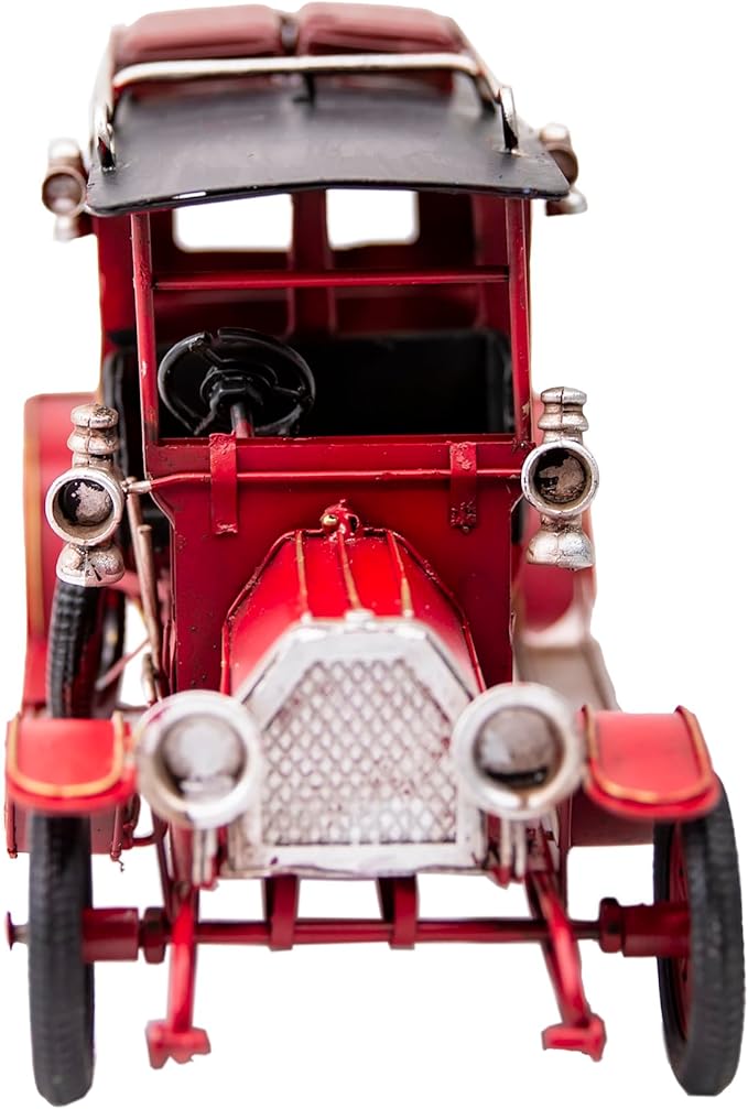 Iron Classic Car Model Collectible Truck, Metal Vintage Rustic Farmhouse Table Top Decor