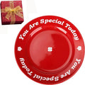 You Are Special Today Red Plate – 10.6" Ceramic Celebration Plates for Birthdays, Weddings, Anniversaries, Baby Showers, Graduations, Milestones, and Other Special Days (Red Plate)