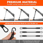 HPYGN Ankle Resistance Bands, Ankle Bands for Working Out with Cuffs, Resistance Bands for Leg Butt Training Workout Equipment for Kickbacks Hip Gluteus Training, Ankle Strap with Exercise Bands