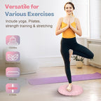 Wobble Cushion, Extra Thick Wiggle Seat for Sensory Kids, Non-slip Balance Disc with Inflation Pump for Adults Core Strength, Posture Improvement & Physical Therapy (13.5in/34cm)