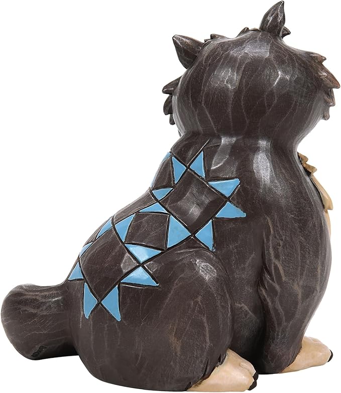 Enesco Disney Traditions Collection by Jim Shore Cinderella Lucifer the Cat Miniature Figurine- Stone Resin Hand Painted Crafted Collectible Disney Princess Mini Figurines Home Decor Statue, 3.75 Inch