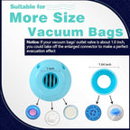 Electric Air Pump for Vacuum Storage Bag, Vacuum Seal Bags for Clothing Pump for Compression, Portable Vacpack Air Pump for Various Vacuum Bags for Travel Blue(Storage Bag Not Included)