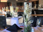 WGVI Quality Thick Weighted Tall Clear Cylinder Glass Vases, 4" W x 14" H, Flower Arrangement Floating Candle Holders Wedding Centerpieces Floral Bouquet Container Home Accent Decor, 1 Piece