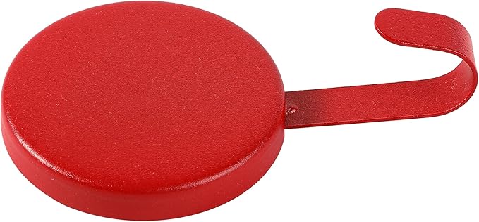 Magnetic Wreath Hanger Heavy Duty Magnet Hooks Hanging Supplies for Metal Door Refrigerator Christmas Wreaths Party Decoration Super Strong Magnetism (Red, 2 Pack)
