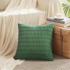 Fancy Homi 4 Packs Decorative Throw Pillow Covers for Living Room Couch Bed, Modern Farmhouse Boho Home Décor Accent Cushion Case, 18" x 18", Green