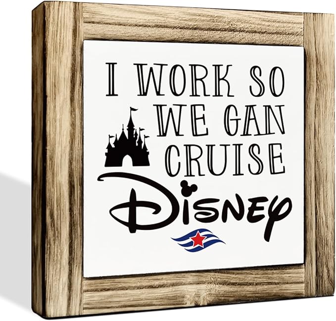 Work Inspired Wood Signs, Box Sign Wood Desk Sign Decor, Work Humor, Funny Home Office Decor, Table Decors Art, Farmhouse Wooden Box Signs, Bestie Gift, Coworker Gift for Her, 5.9×5.9 inches
