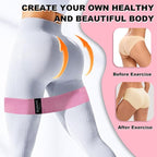Resistance Bands for Working Out, Fabric Loop Exercise Bands for Legs and Butt, Workout Bands Set for Women and Men, 3 Booty Bands for Yoga, Pilates and Fitness