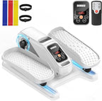 Under Desk Elliptical Machine, Electric Elliptical as Seen on TV for Seniors Adults with 15 Adjustable Speed, Quiet & Portable Electric Seated Pedal Exerciser with Remote Control & 5 Auto Mode