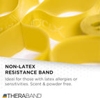 THERABAND CLX Resistance Band with Loops, 5-Foot Non-Latex Exercise Band for Mobility, Rehab, Stretching & Home Workouts, Color-Coded Resistance Levels