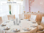 Royal Imports Glass Cylinder Vases for Centerpieces – Set of 24 Clear Hurricane Vases for Wedding, Table Decor, Floating, Flowers, Candle Holders, Extra Tall Clear Vase Set, 6” / 8” / 9” / 11”