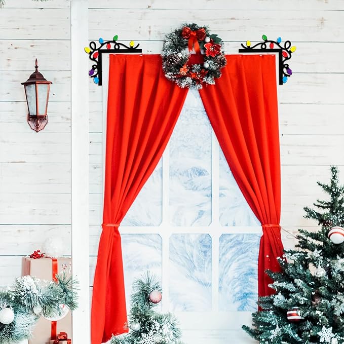 Pigort Christmas Door Toppers Funny Christmas Door/Window Coner Decorations Snowman Santa Windows Walls DIY Craft for Party Ornament