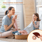 Homode Cedar Blocks for Clothes Storage, 24 Pcs Cedar Rings Cedar Chips for Closets and Drawers, Cedar for Closets Scented Cedar Wood Flowers Closet Freshener