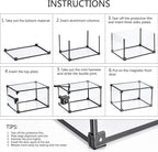 Magnetic Side Open Transparent Plastic Storage Shoe Box Clear Shoe Display Case Sneaker Shoe Storage Box Display Box Shoe Container Clear Closet Shelf Shoe Organizer (Black 4PC)