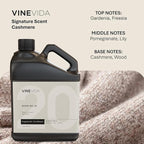 VINEVIDA [128 Fl Oz] Cashmere Fragrance Oil for Cold Air Diffusers, Essential Oils for Diffuser Oil Refill & Air Freshener Room Spray