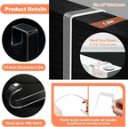 12" Clear Wreath-Hanger Non Scratch Hooks, 1 Pack Wreath-Hanger, Over The Door Hooks Deceneration, Slim Hangers Organizer