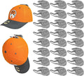 24 Pack Adhesive Hat Hooks for Wall, Strong Hat Rack for Baseball Caps, Minimalist Hat Organizer Display for Home Decor, Hat Hold Hanger for Wall, Door, Closet, No Drilling - USA Patented (Grey)