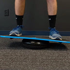 Revbalance Adjustable Wobble Cushion and High Density Rocker Combo for Balance Training, Recovery, and Physical Therapy