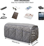 Armchair Caddy,Non Slip Recliner Organizer,Waterproof Sofa Armrest Organizer, Remote Control Holder for Recliner.Chair Arm Organizer with 14 Pockets for TV Remote, Phone, Magazine