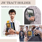 1 Pcs Paper Organizer Storage, 12" x 9" Containers for A4, Field Service Supplies Tract Organizer Clipboards Bookshelf Evangelistic Magazine Clipboards Gifts for Conference Field Service