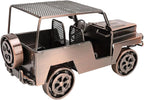 GLOGLOW Nan Classic Metal Car Model Toy, Handcrafted Iron Ornament Vintage Car Figurine for Home Decor, Intricate Design, 8.66 X 3.74 Inches for Collectors Toy (Red Bronze)