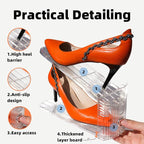 Shoe Slots Organizer, 12PCS Adjustable Double Layer Stack Shoe Rack, 50% Space-Saving Storage Rack Holder, Transparent