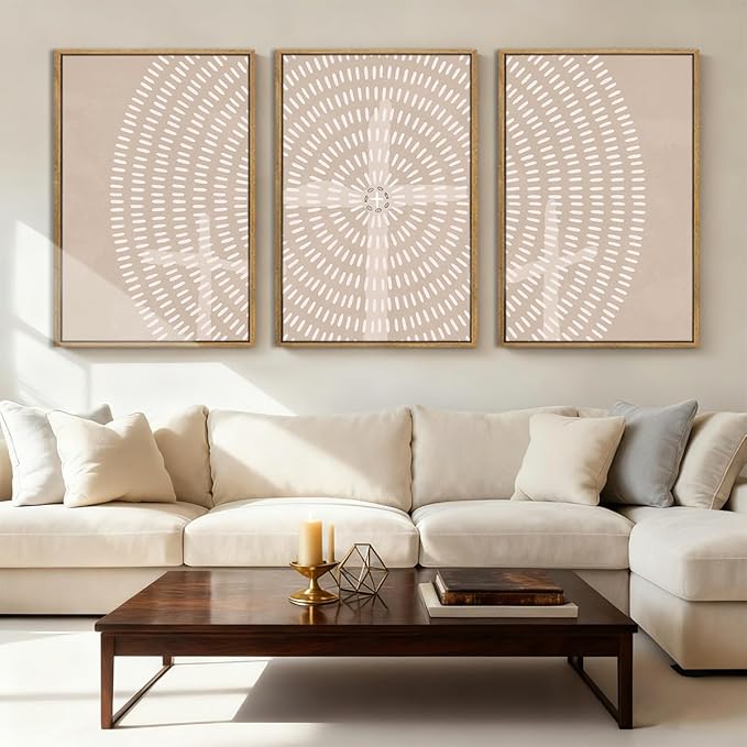 Framed Jesus Wall Art Jesus Feeds The 5000 Canvas Wall Art Christian Paintings Neutral Painting Christian Jesus Artwork Modern Religious Pictures for Living Room Bedroom Office Farmhouse 16x24 Inch Set of 3