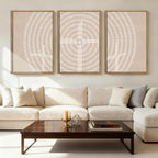 Christian Framed Canvas Wall Art Modern Jesus Wall Decor Abstract Wall Art Set of 3 Jesus Feeds The 5000 Artwork Christian Pictures Modern Religious Wall Paintings for Living Room Bedroom Office Farmhouse 24x36 Inch