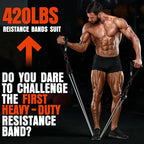 Heavy Resistance Bands for Working Out, 300LBS Exercise Bands with Handles, Workout Bands for Men, Weight Fitness Bands Set for Muscle Training, Strength, Slim, Yoga, Home Gym Equipment