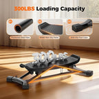Balance Board for Full Body Workout, Wobble Board with LCD Monitor & Resistance Bands, 300 lbs Capacity Portable Rocker Board for Home Gym, Cardio, Core & Leg Training