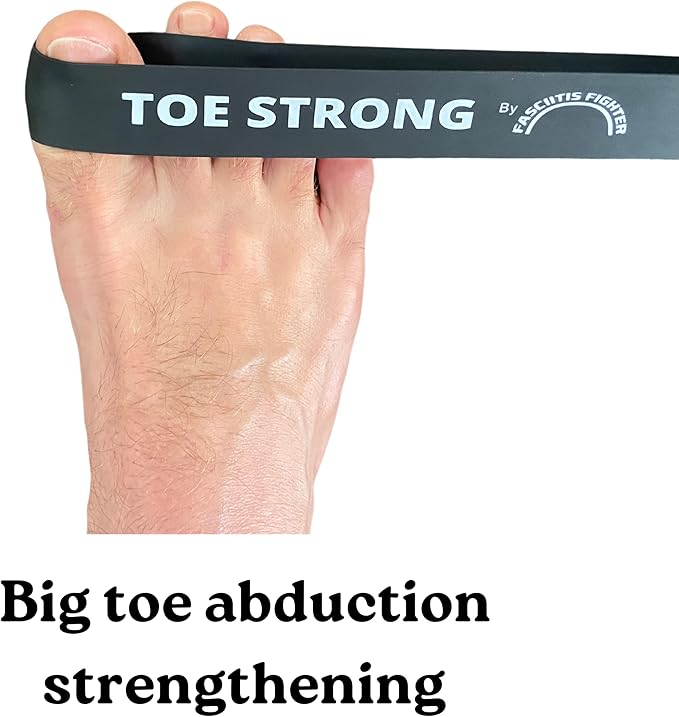 Toe Strong Resistance Bands | Toe and Foot Strengthening | 3 Resistance Levels for Plantar Fasciitis, Arch Strength and Foot Function