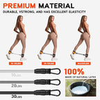 HPYGN Ankle Resistance Bands, Ankle Bands for Working Out with Cuffs, Resistance Bands for Leg Butt Training Workout Equipment for Kickbacks Hip Gluteus Training, Ankle Strap with Exercise Bands