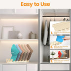 Nicetree Hat Organizer for Baseball Caps, 2 Pcs No Install Acrylic Hat Racks for 14 Baseball Caps Storage, Hat Stand for Caps Display and Organizer for Dresser, Bedroom, Closet, Office
