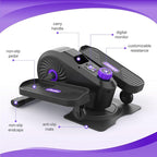 FUNMILY Under Desk Elliptical, Under Desk Bike Pedal Exerciser, Fully Assembled Leg Exerciser 2 in 1 Seated Standing Elliptical, Ultra-Quiet Mini Elliptical Machines for Home Office Use