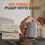 Rechargeable Wireless Pump Travel Storage Bags Set - Portable Space Saver Bags for Travel & Home - Vacuum Compression Packing Seal for Clothes, Blankets, Seasonal Storage 15 Combo Set