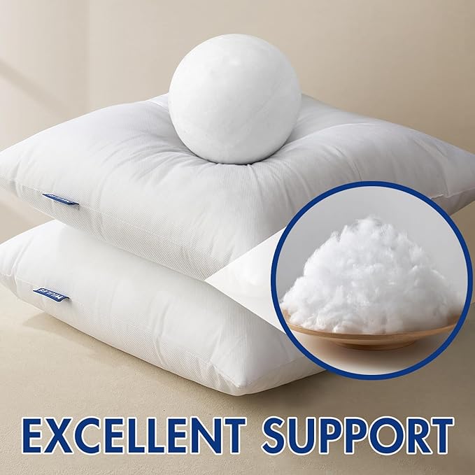 MIULEE Pillow Insert 14x32 Inch, Decorative Rectangle Throw Pillow Inserts, Premium Fluffy Pillow Forms Sham Stuffer for Sofa Couch Living Room