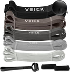 VEICK Resistance Bands for Working Out, Exercise Bands, Workout Bands, Pull Up Assistance Bands, Long Heavy Stretch Bands Set for Men Women, Power Weight Gym at Home Fitness Equipment