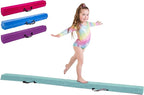 Artistic Gymnastics Beam for Home - 210/240/270/300 - Amazing Balance Equipment for Kids at Home - Faux Suede, High Density EVA Foam - Carrying Straps