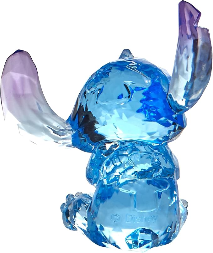 Enesco Facets Disney Lilo and Stitch Figurine, 3.5 Inch, Blue