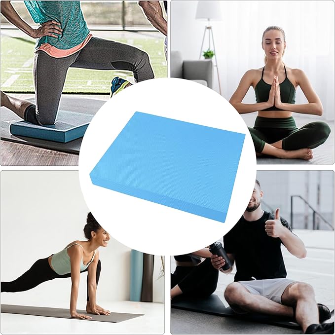 Stability Pad - 50x40cm Soft Thick Stability Mat - Balance Cushion Foam Pads for Exercise | for Women Men Home Gym Floor Yoga Workout Physical Training Stretching