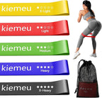 Mini Loop Resistance Bands for Working Out Legs, Elastic Stretch Bands for Exercise Loop Bands, Rubber Exercise Bands for Physical Therapy and Rehab, 6 cm Upgraded Version