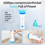 Hanging Vacuum Storage Bags with Electric Pump – 4-Pack Hanging Vacuum Seal Bags for Clothing, Space-Saving Compression Bags for Suits, Jackets, Travel Wear, Winter Coats & Outerwear
