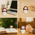 Fleure Esme First Communion Gifts Crochet - Jesus Crochet Doll with First Communion Card - Catholic Holy Communion Favors Decorations - Confirmation Baptism Crochet Christian Easter Basket Stuffers