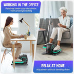 ANCHEER Under Desk Elliptical Machine, Electric Seated Pedal Exerciser, Mini Elliptical Machines, LCD Display Monitor, Portable Quiet Elliptical Machine, Leg Exerciser for Home
