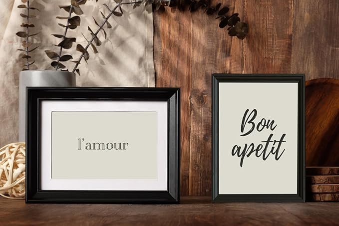 KTKDE 8.5x11 Picture Frame Set of 5,Certificate Frame Black with Clear Plexiglass, 8.5 by 11 Picture Diploma Document Degree Frames for Wall and Tabletop,best gift