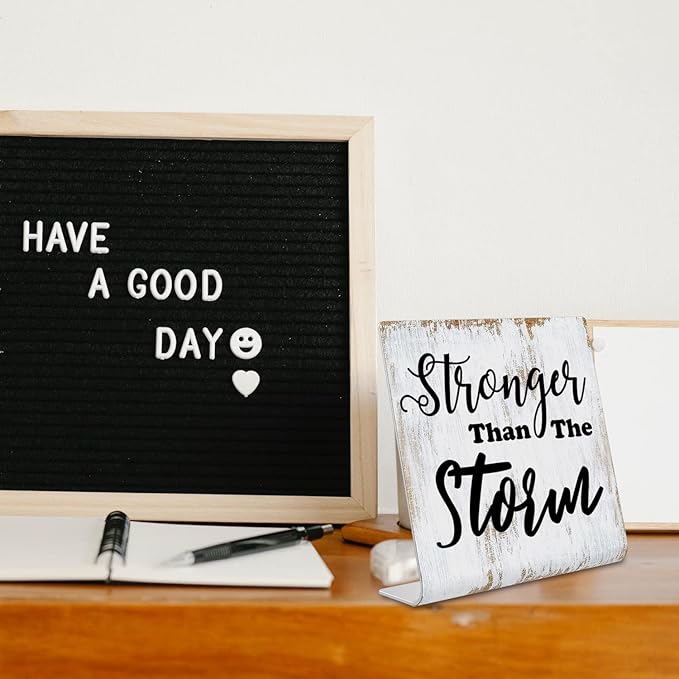Inspirational Quotes Decor Gifts for Women, Motivational Desk Sign, Decoration On Shelf Table Desk for Living Room Home Office Gift for Sisters Friends Nurse Worker Daughter Son Coworker dksg9