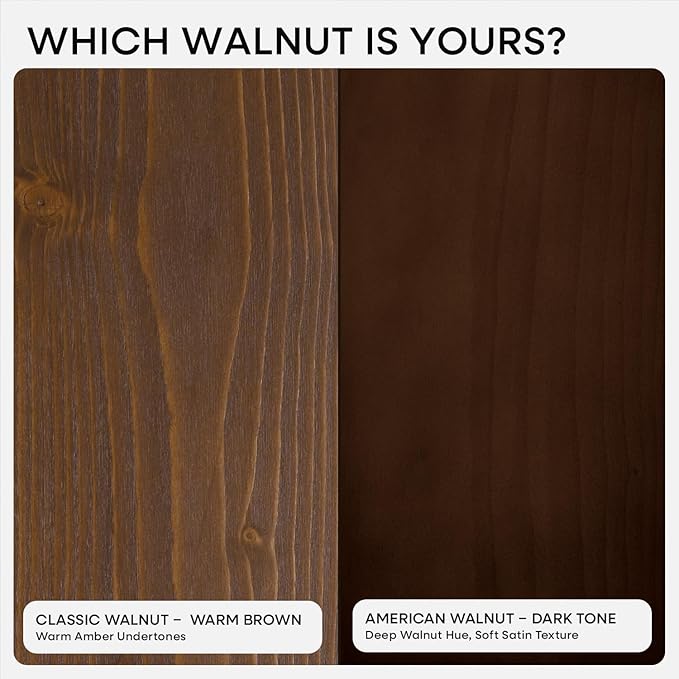 Homeforia Classic Walnut 20 inch Floating Shelf, High End Solid Real Wood Small 20inch Floating Shelves for Wall Mounted, 20in Floating Shelves, Heavy Duty Bracket, 20 X 6.5 X 1.75 inches, Set of 4